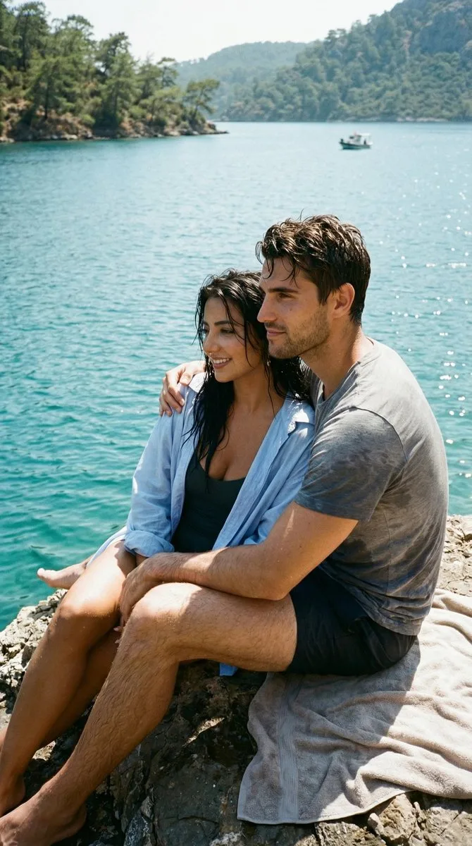 Turquoise cove afternoon snuggle — Sonra