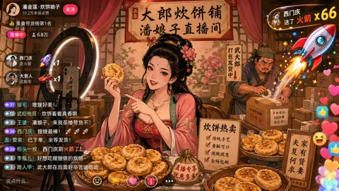 Pan jinlian livestream buns