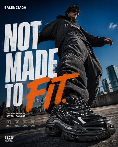 Disruptive street balenciaga poster