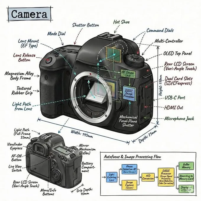 Black white tech diagram — After