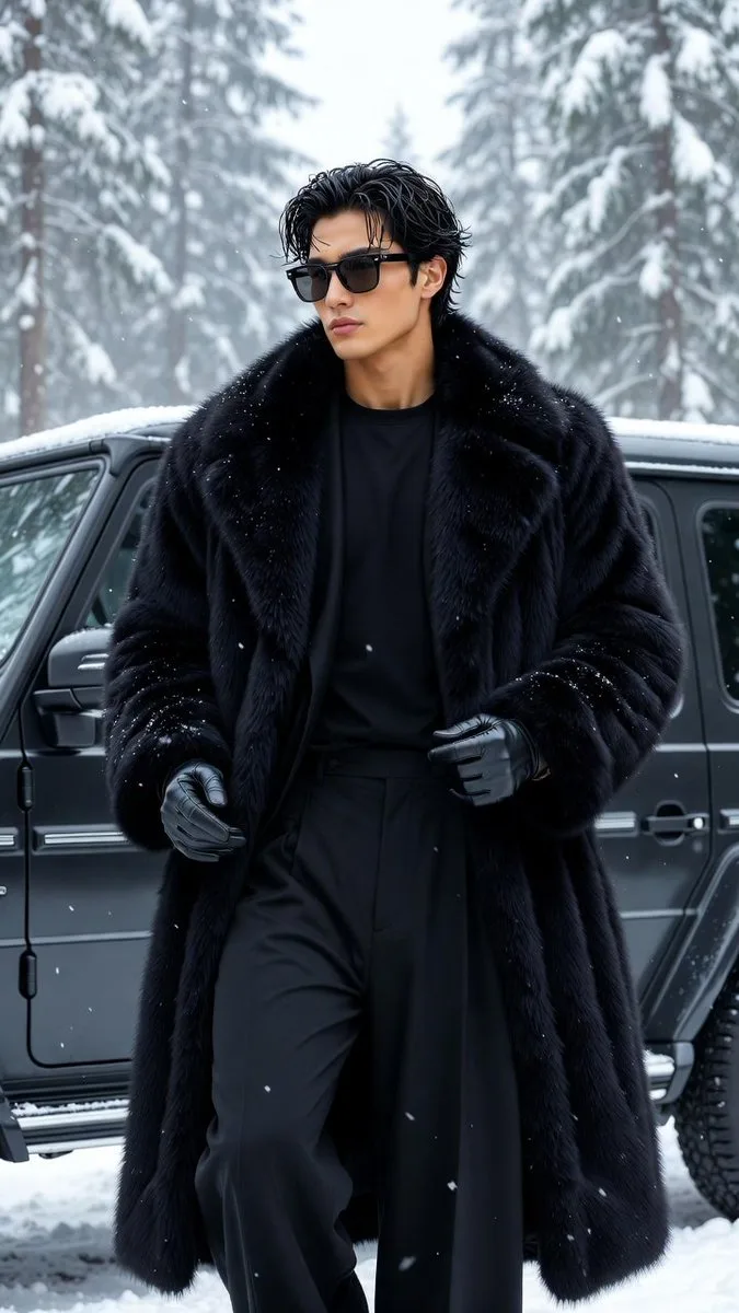 8k snow luxury fashion — Sonra