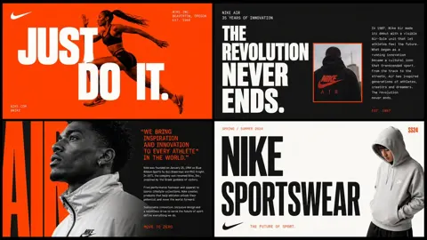 Grid brand mood board design