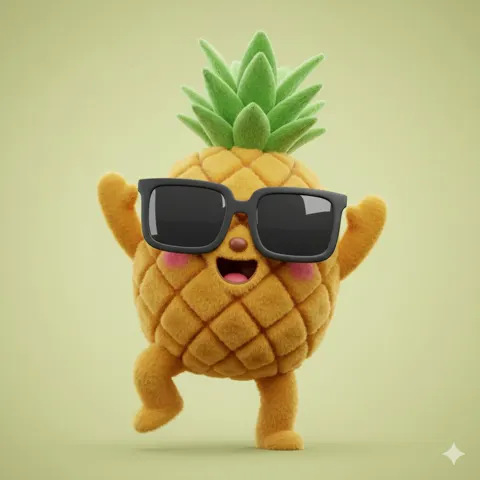 Super healing plush fruit doll