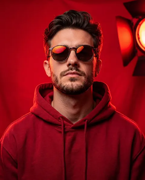 Stunning red portrait