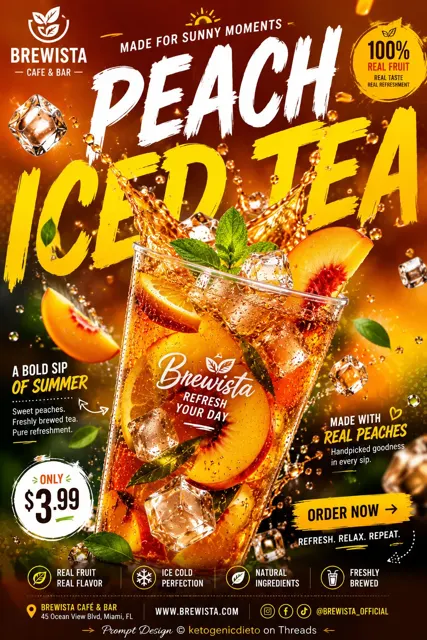 Ultra premium refreshing beverage splash poster template