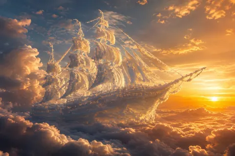 Fantasy cloud landscapes ai prompts