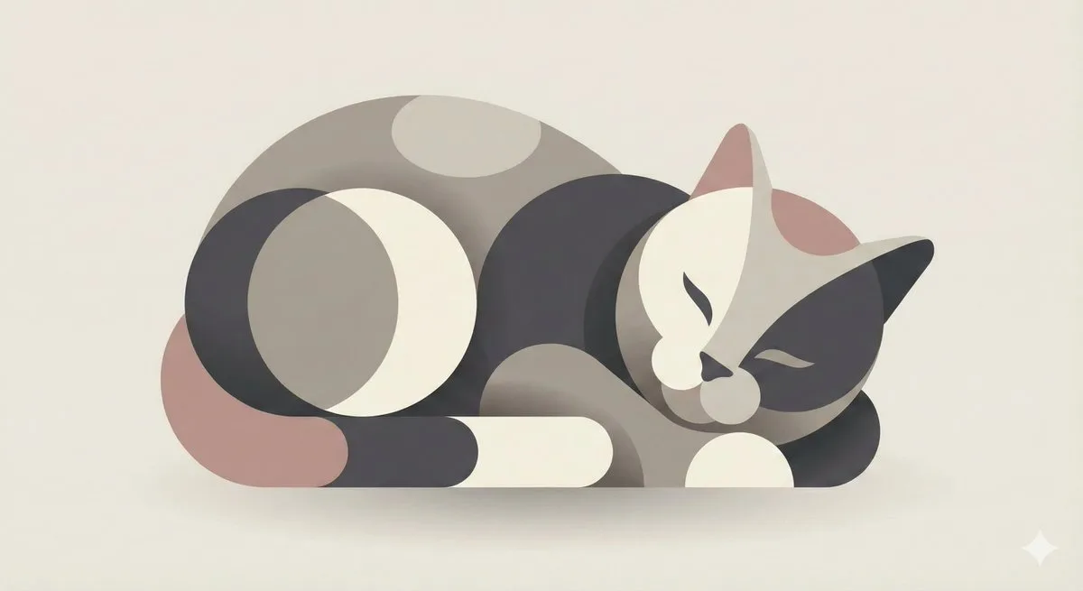 Minimalist geometric modern figure — After