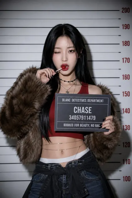 Hollywood troublemaker mugshot street style prompt