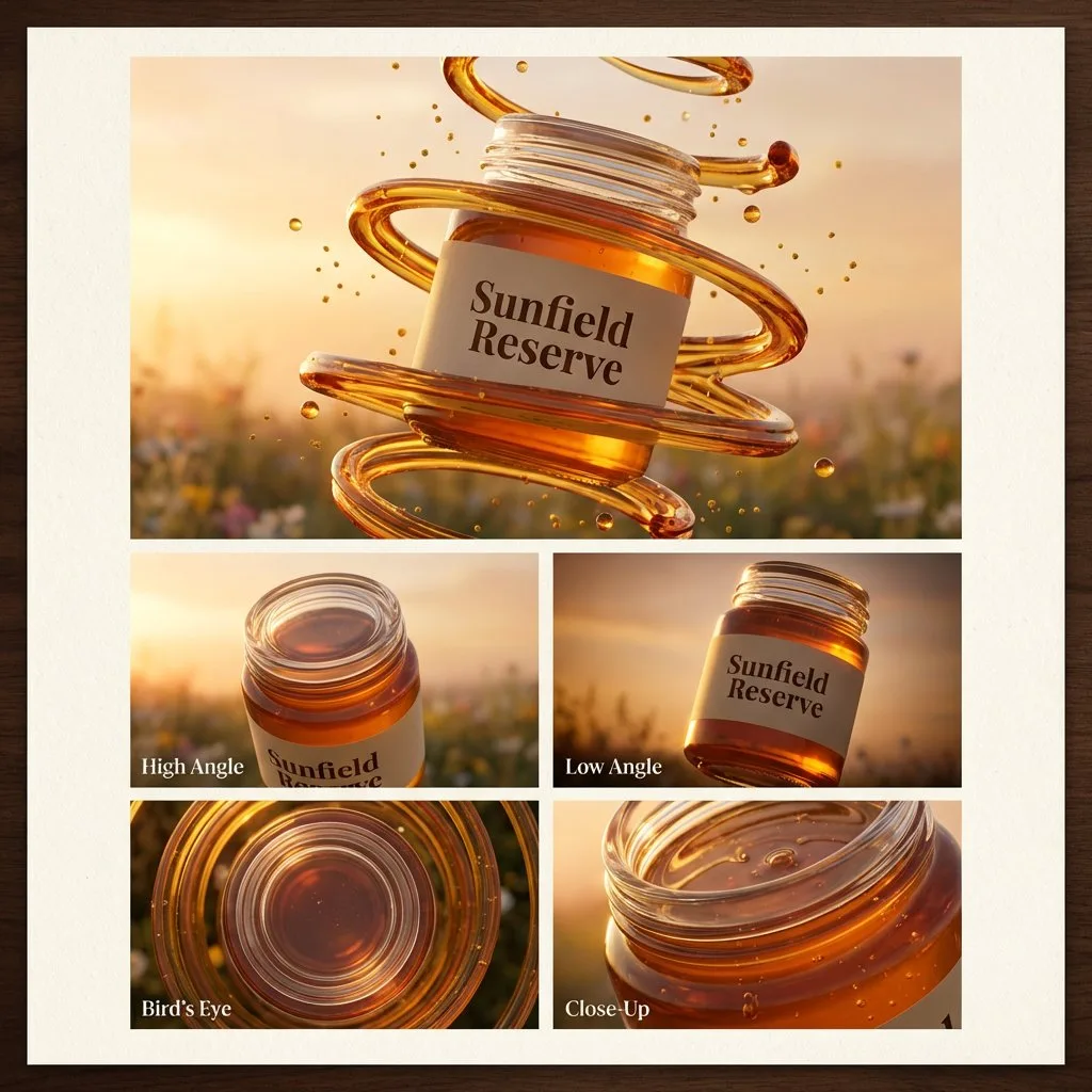 Amber honey ad sunrise — Sonra