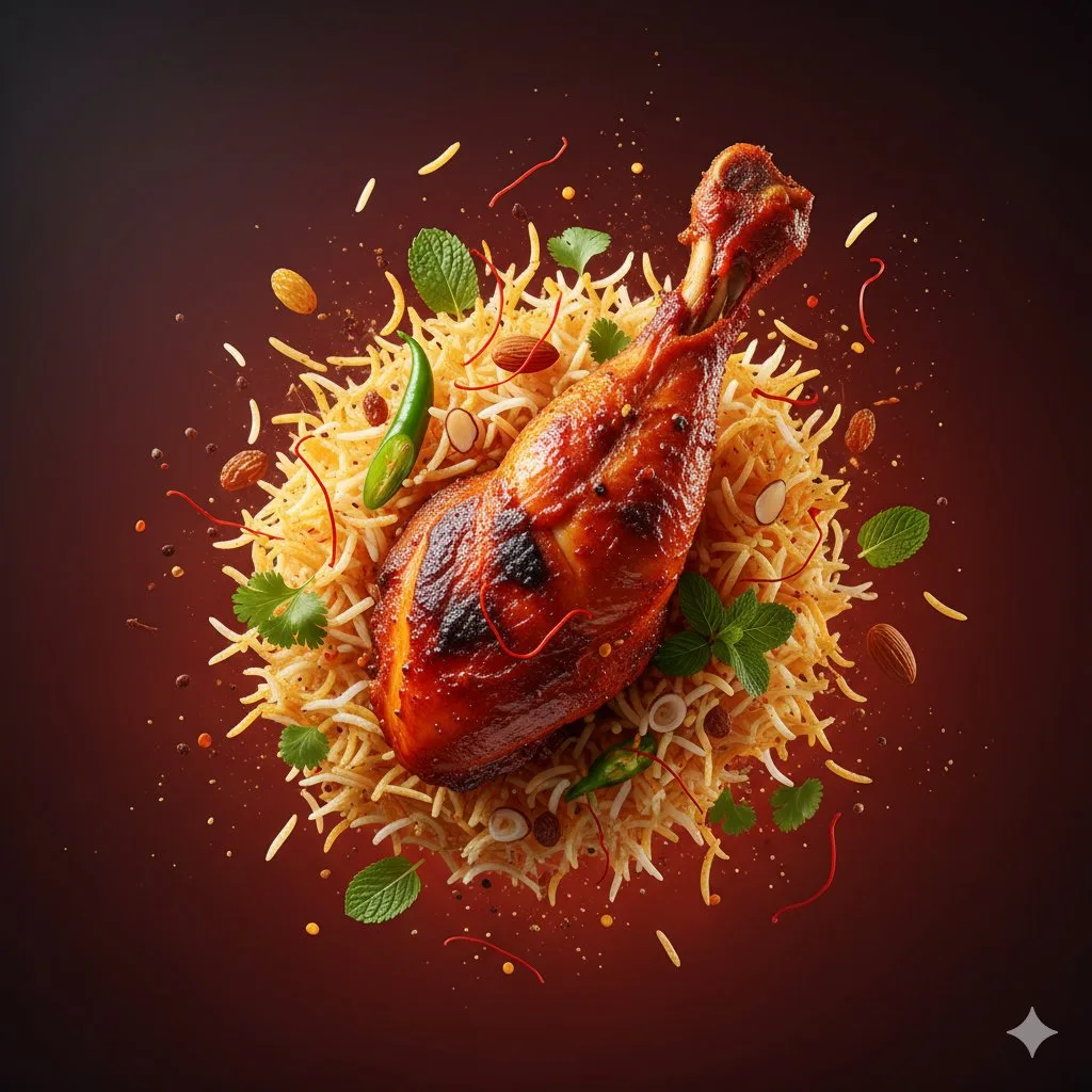 Spicy biryani explosion — After
