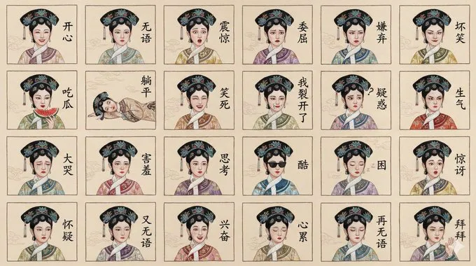 仿真绣苏绣表情包 — After