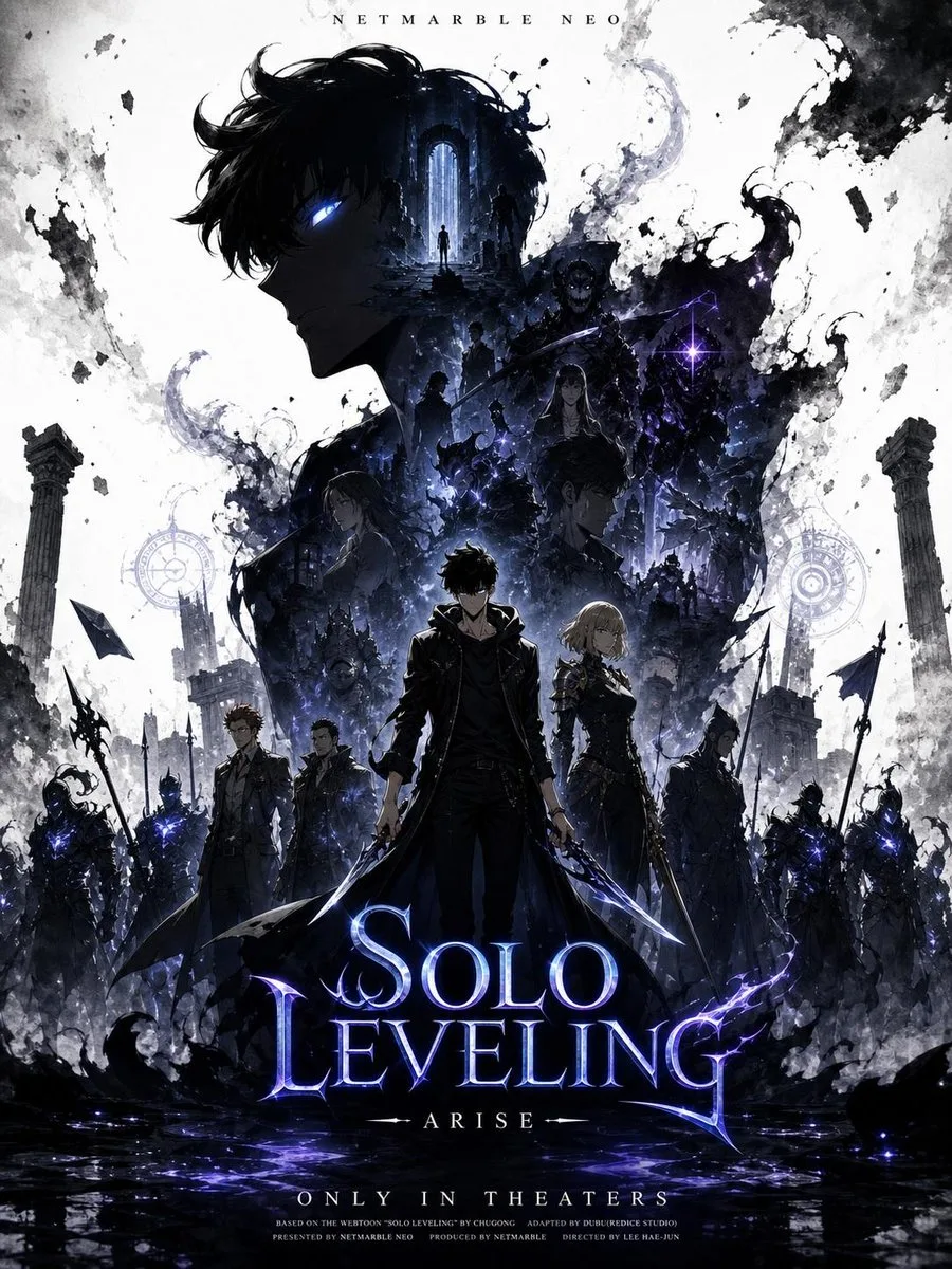 Vertical promo poster for solo leveling char — After