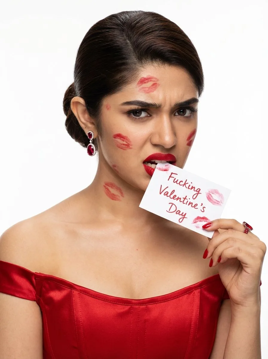 Annoyed valentine beauty — Sonra