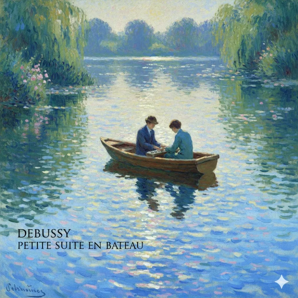 Boating on monets sparkling blue — After