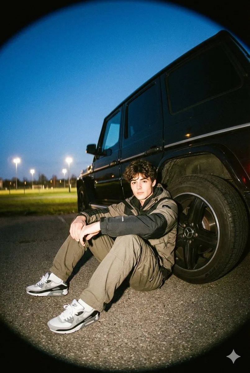 Wide angle gorpcore gwagon — Sonra