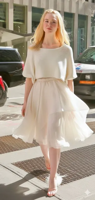 Nyc street blonde minimalist