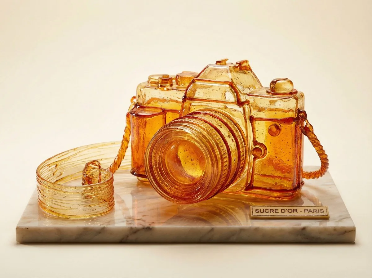 Amber sugar industrial product rendering — After