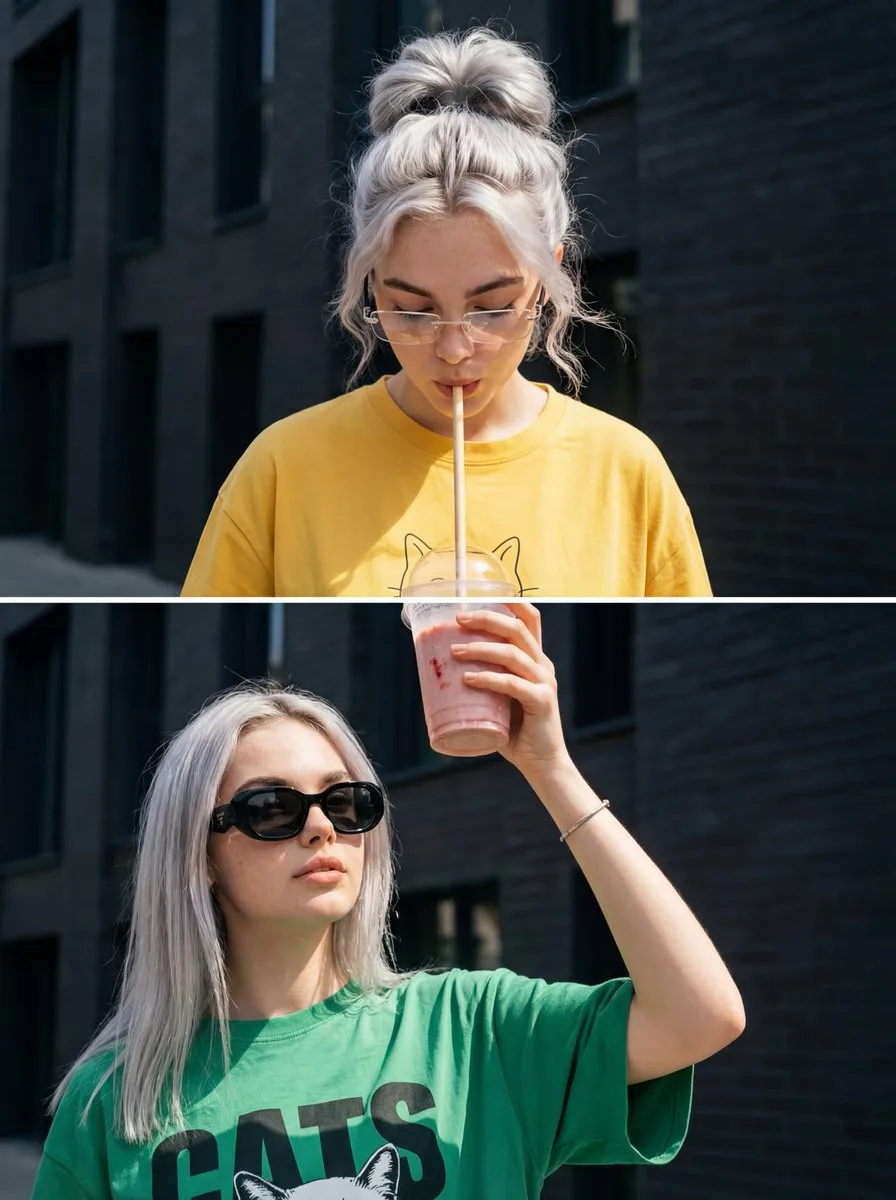 Strawberry milkshake twins — Sonra
