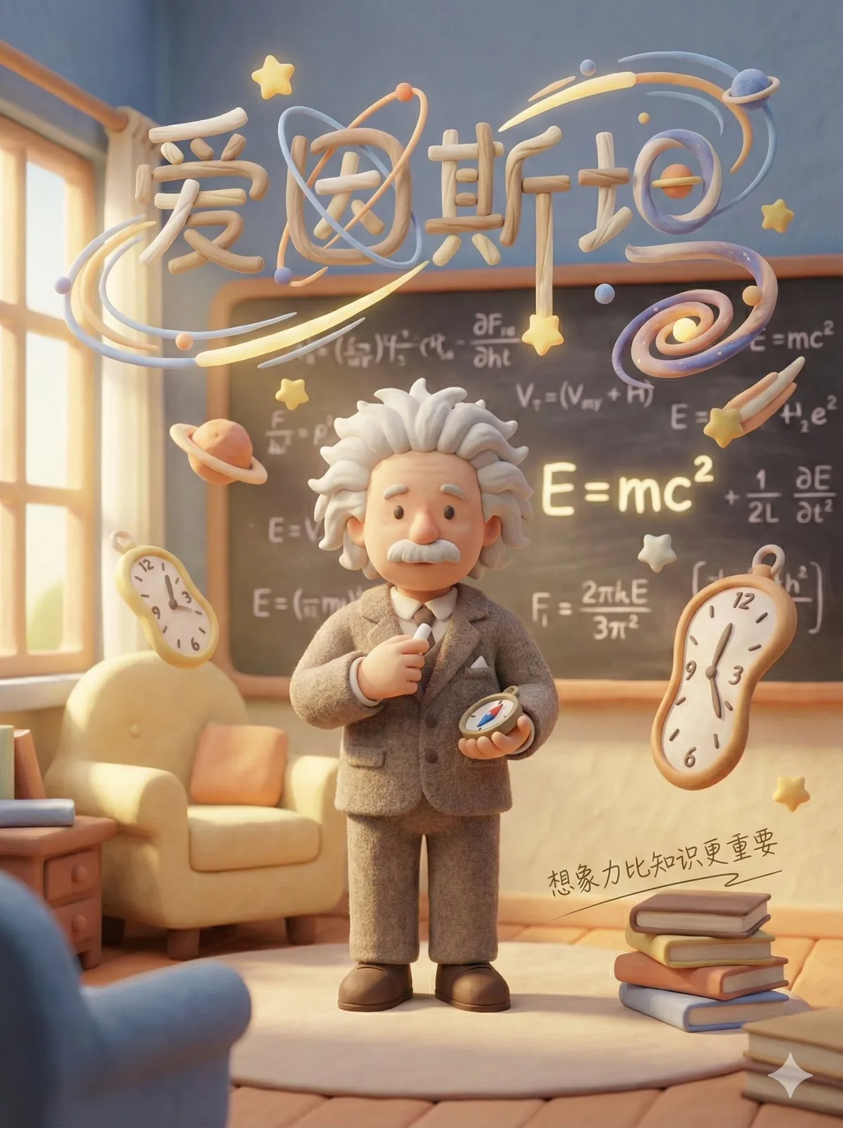 治愈系童话感黏土海报 — After