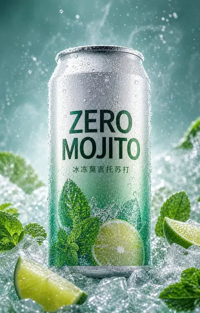 High end soda posters