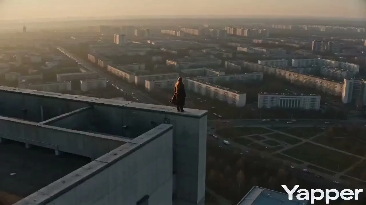 Sunrise brutalist solitude — After