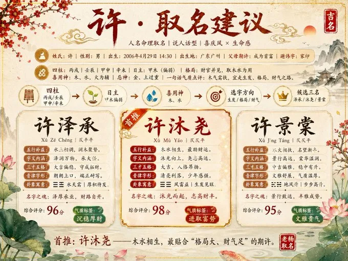 Ancient naming poster — After