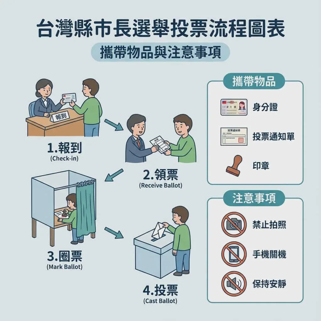 Illustrated taiwan mayor election flowchart — After