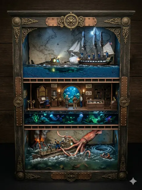 Twenty thousand leagues diorama