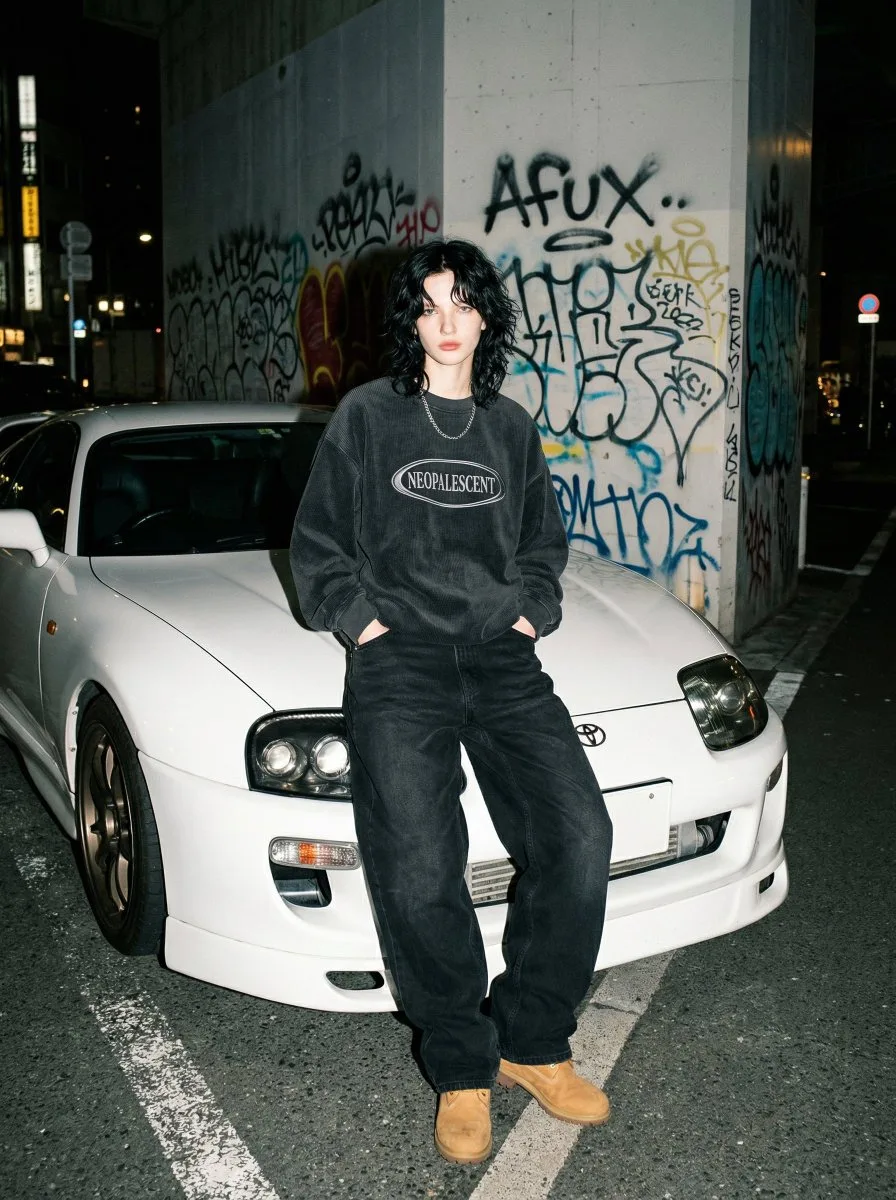 Retro flash street girl supra — Sonra