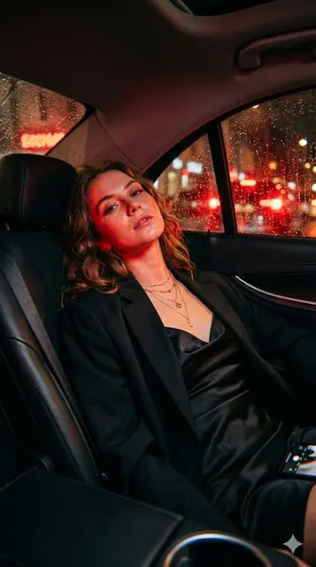 Neon rain taxi mystery