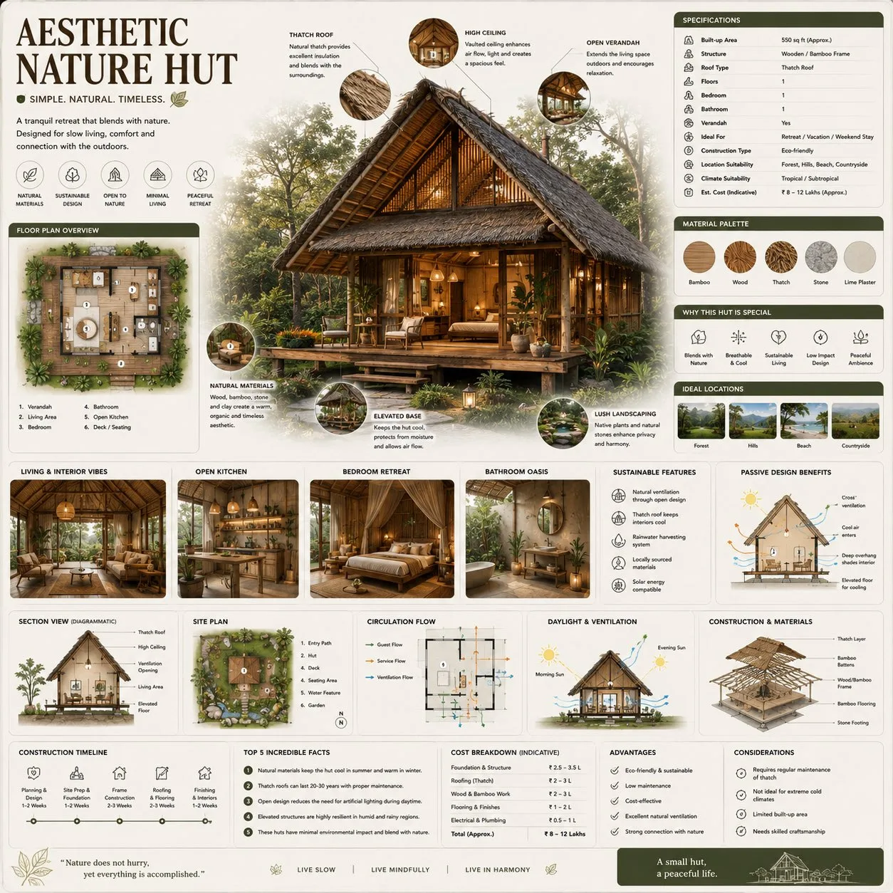Premium eco architecture infographic handbook — Sonra