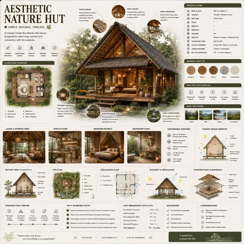 Premium eco architecture infographic handbook