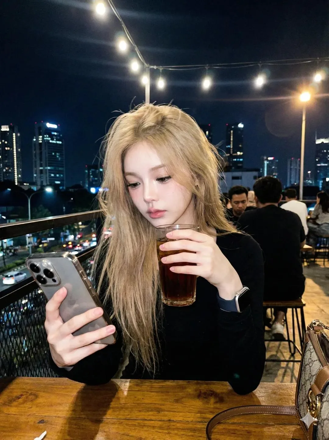 Girl next door cafe snapshot — After