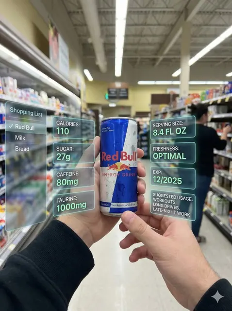 Immersive ar supermarket shopping experience