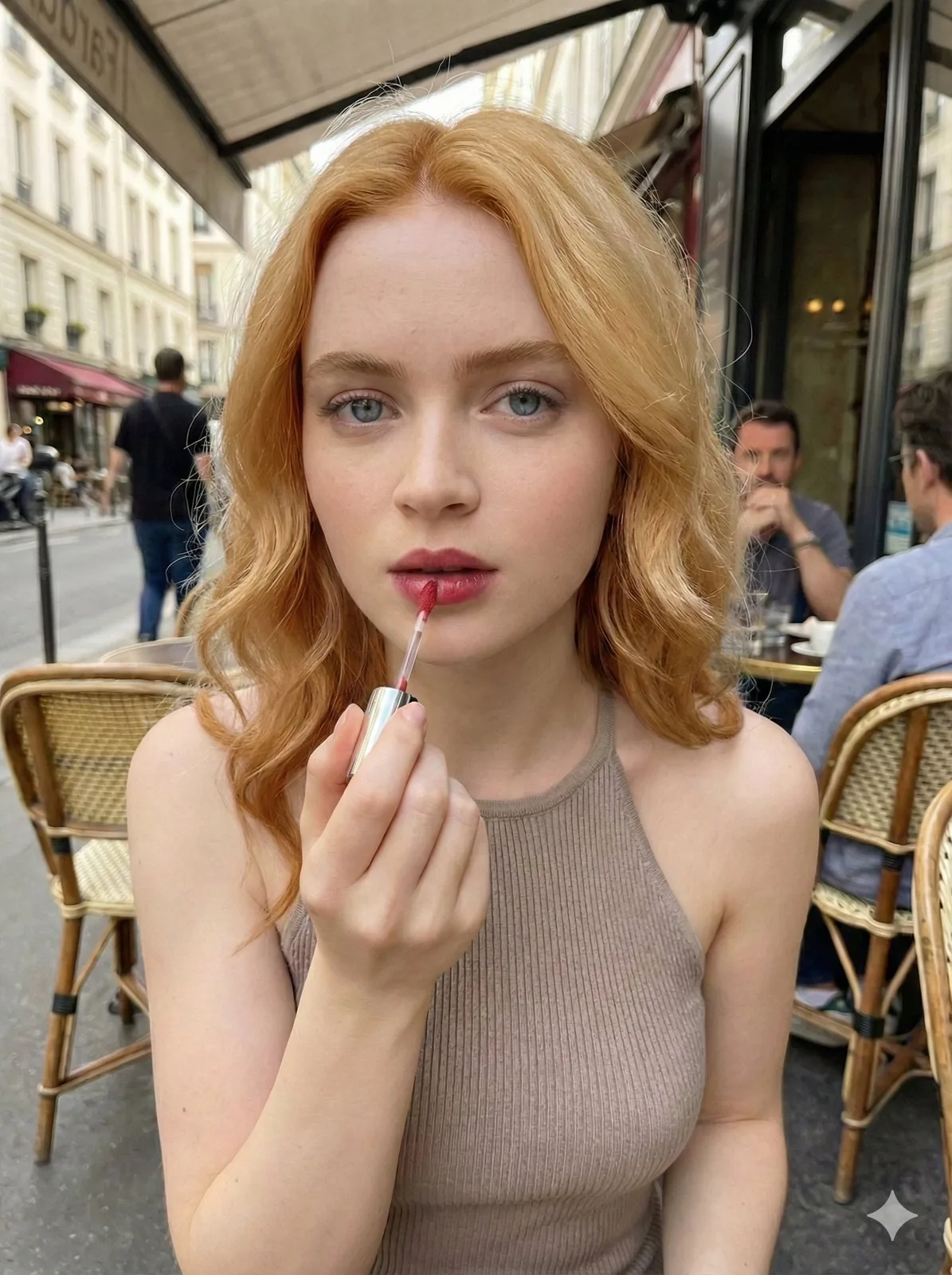 Influencer daylight beauty candid — Sonra