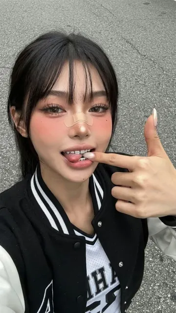 Ultra realistic smartphone selfie douyin style girl