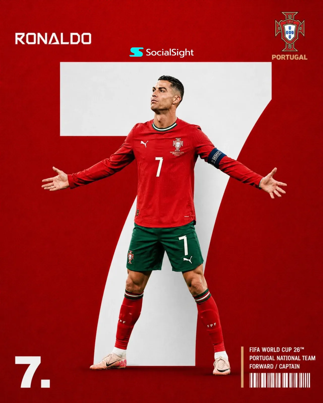 Premium fifa world cup sports editorial poster — After