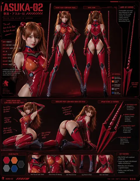 Multi angle character reference horizontal sheet