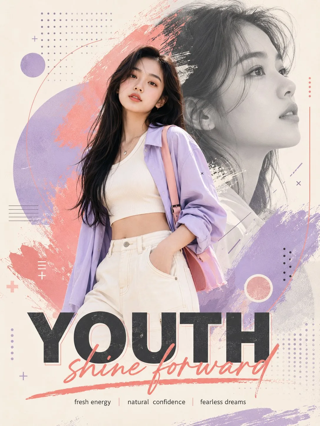High end fashion collage poster design — Sonra