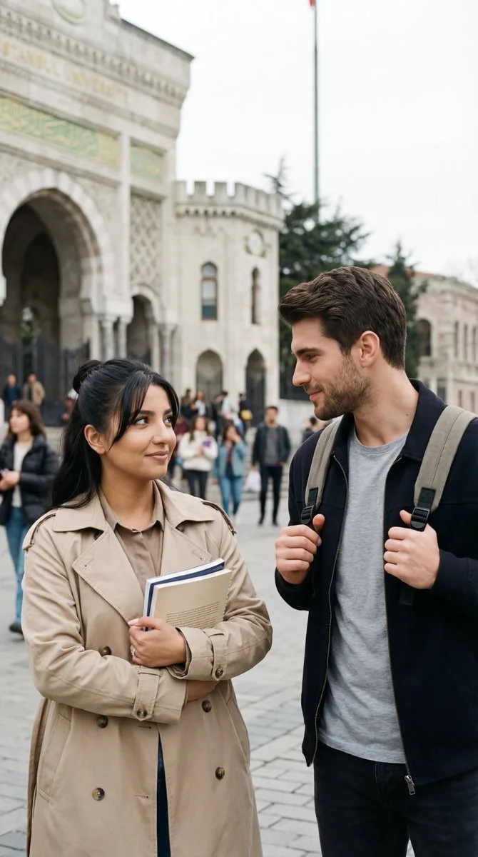 Istanbul university first encounter — Sonra