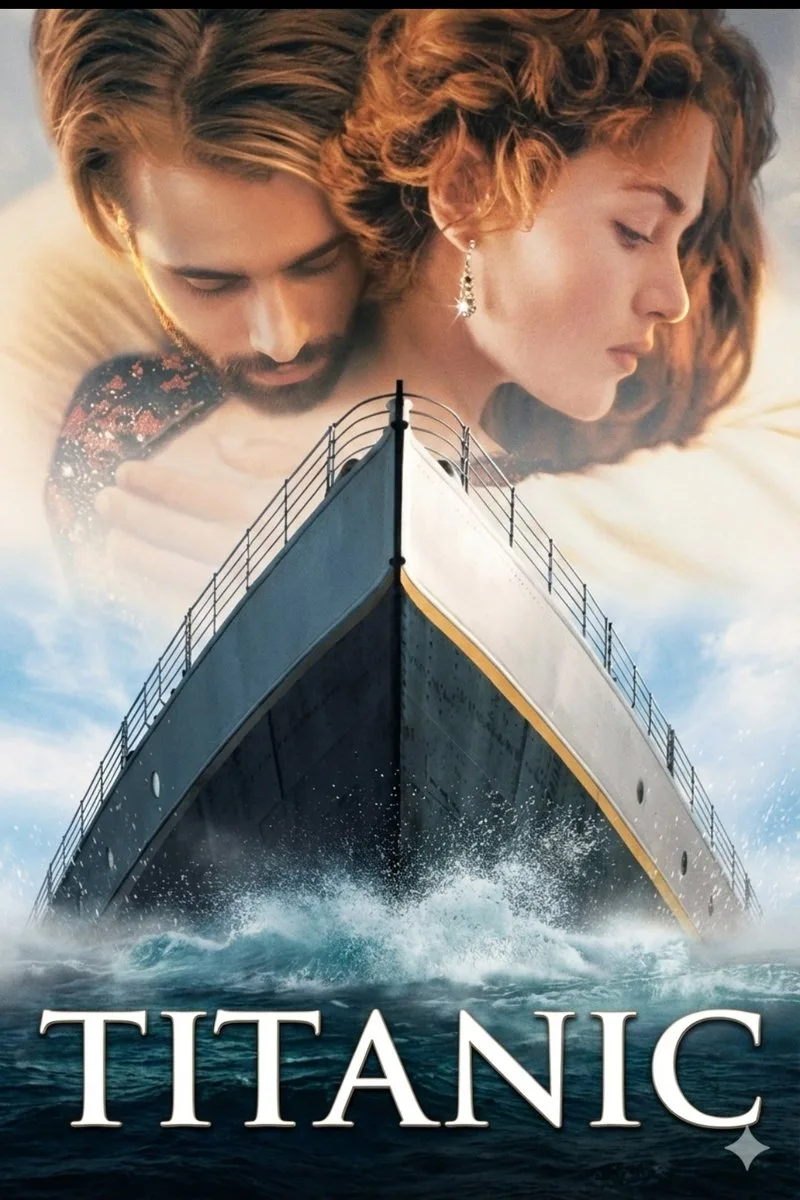 Epic vintage titanic poster — After