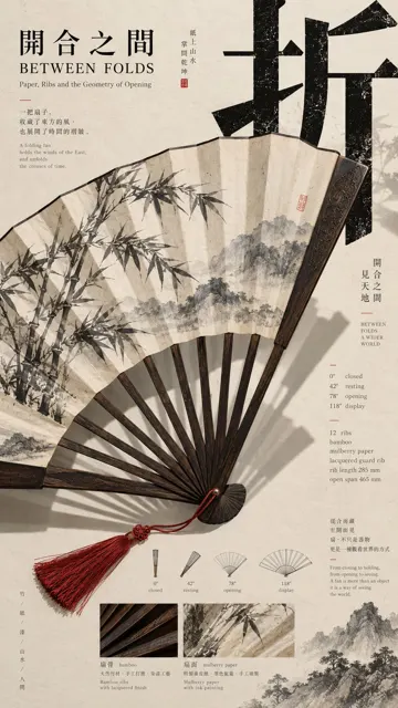 East asian museum publication poster design