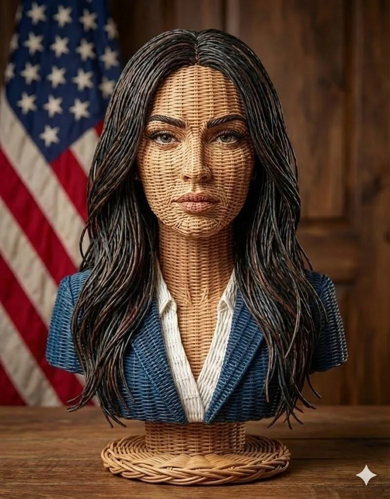 Hyper realistic wicker figurine — After