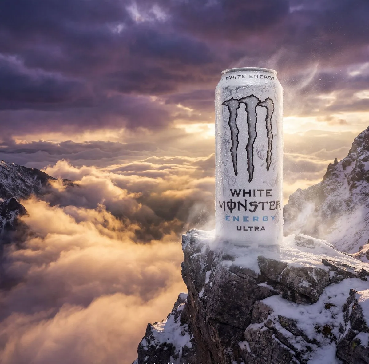 White monster golden storm sunrise — Sonra