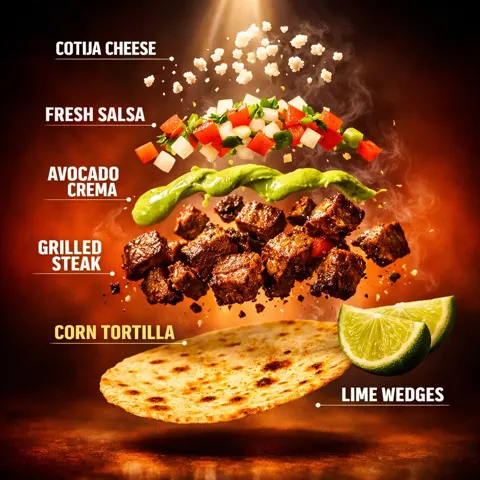 Cinematic taco deconstruction