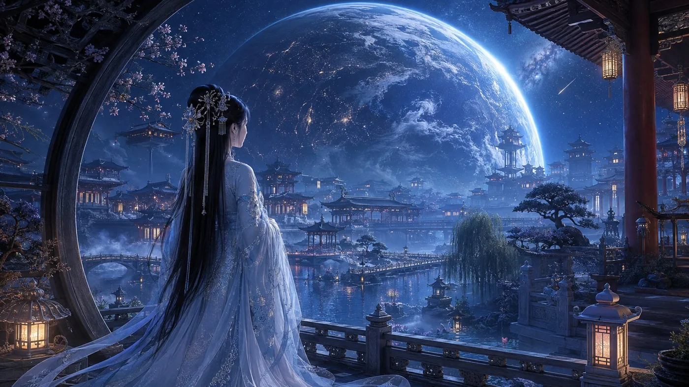 Oriental heavenly palace at the edge of the universe — After
