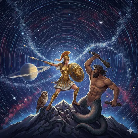 Athena vs enceladus