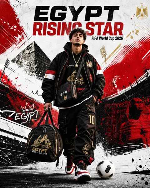 Fifa world cup 2026 egypt rising star poster