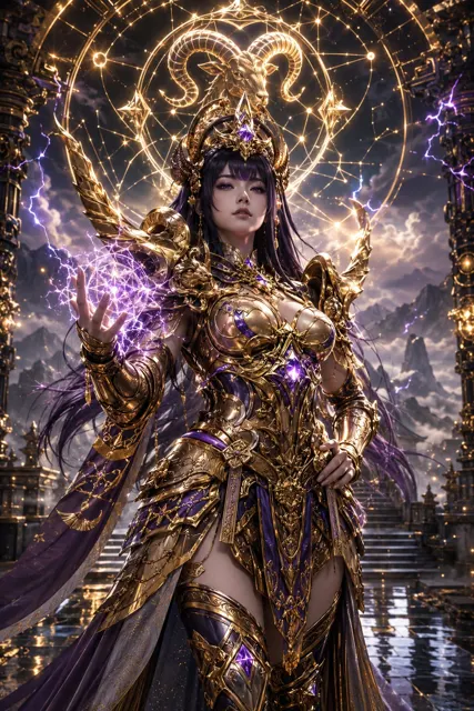 Raiden shogun capricorn gold cloth epic visual