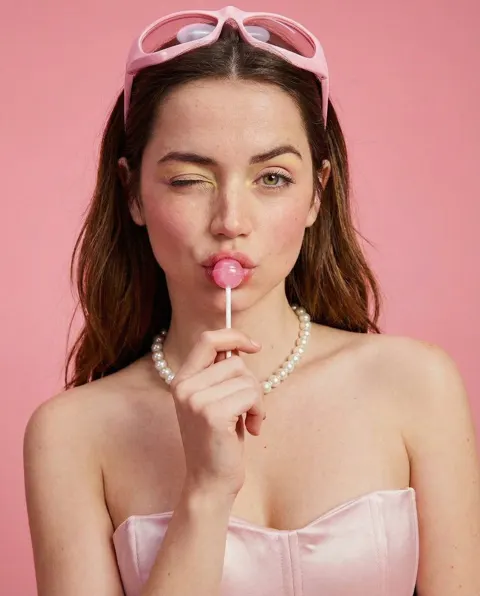 Pink coquette wink